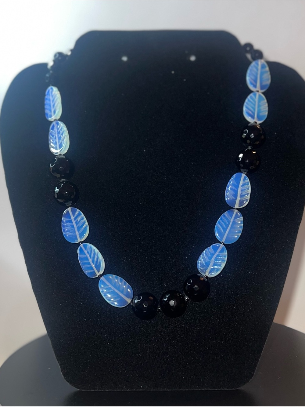 Handcrafted  Moonstone Bead Necklace - Women's Jewelry